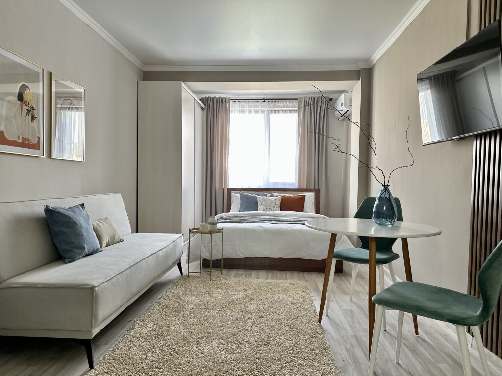 Фотография квартиры Квартира Студия Оазис в центре с видом на горы