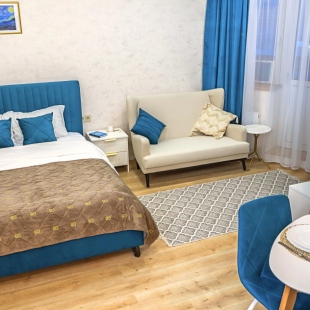 Фотография квартиры Апартаменты Дизайнерские «Арт Волна» в новом доме рядом с метро и Ладожским вокзалом