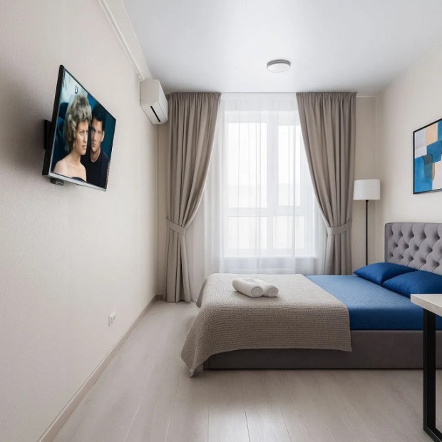 Фотографии квартиры 
            Апартаменты Студия с Кухней и Видом на Город Dom Smile