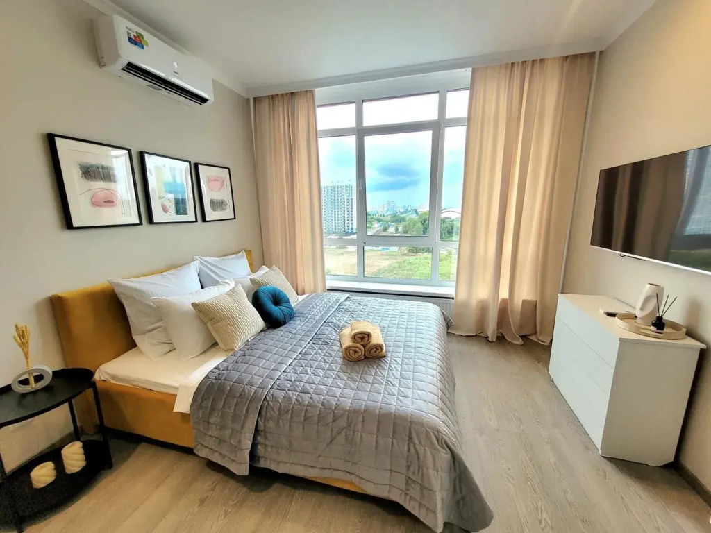 Фотография квартиры Студия СИБИРЬ HOUSE с панорамными окнами