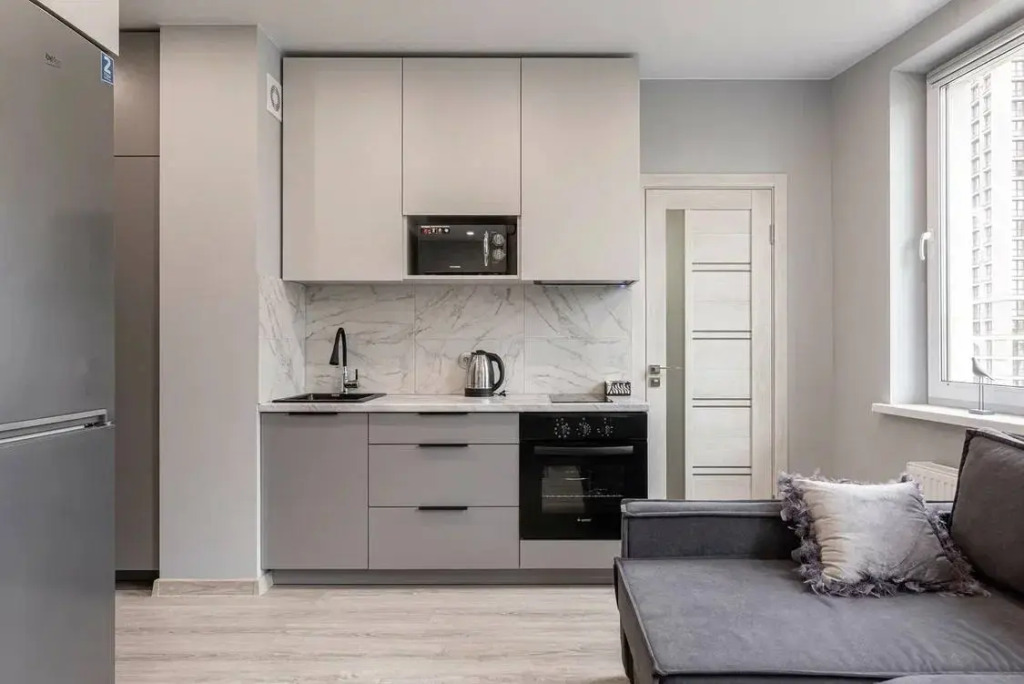 Фотография квартиры Апартаменты Дизайнерская Студия Паула с видом на парк Челюскинцев