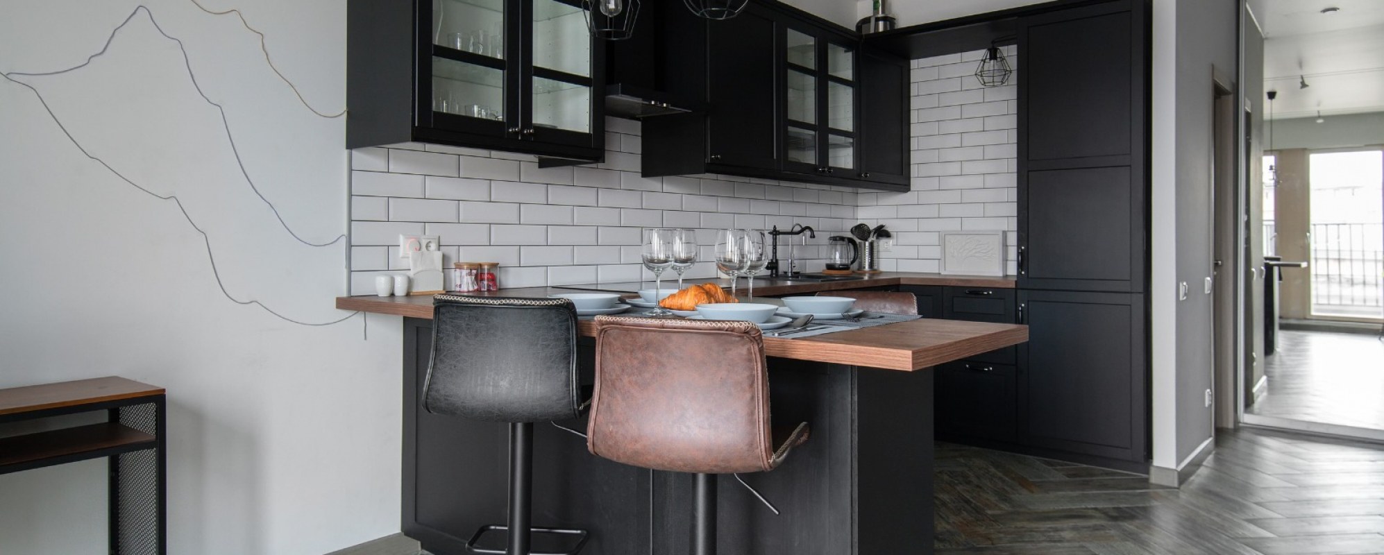 Фотографии квартиры Видовая стильная евродвушка в центре