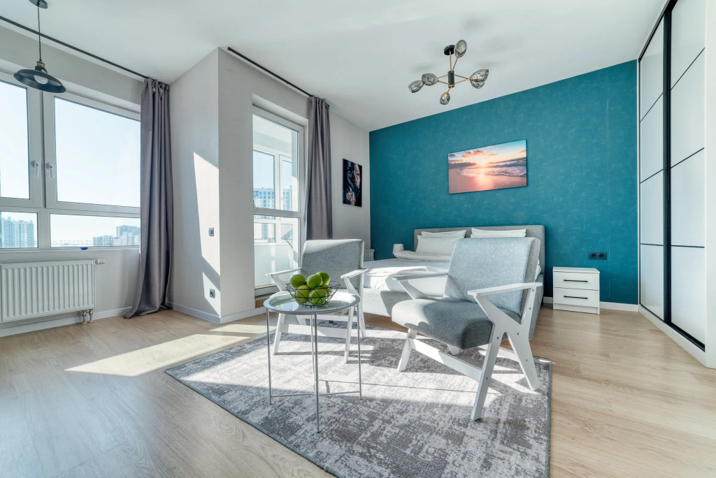 Фотография квартиры Квартира студия на сутки Минск Мир Быстрое заселение Современная техника Wi-Fi Подходит для командировок и отдыха