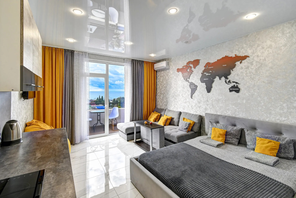 Фотография квартиры Апартаменты Семейные с Балконом и Видом на Море в Cамом сердце Адлера