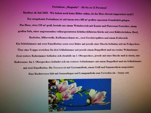 Фотографии гостевого дома
FH Magnolia fuer 12 Pers. mit Terrasse + Dachterasse