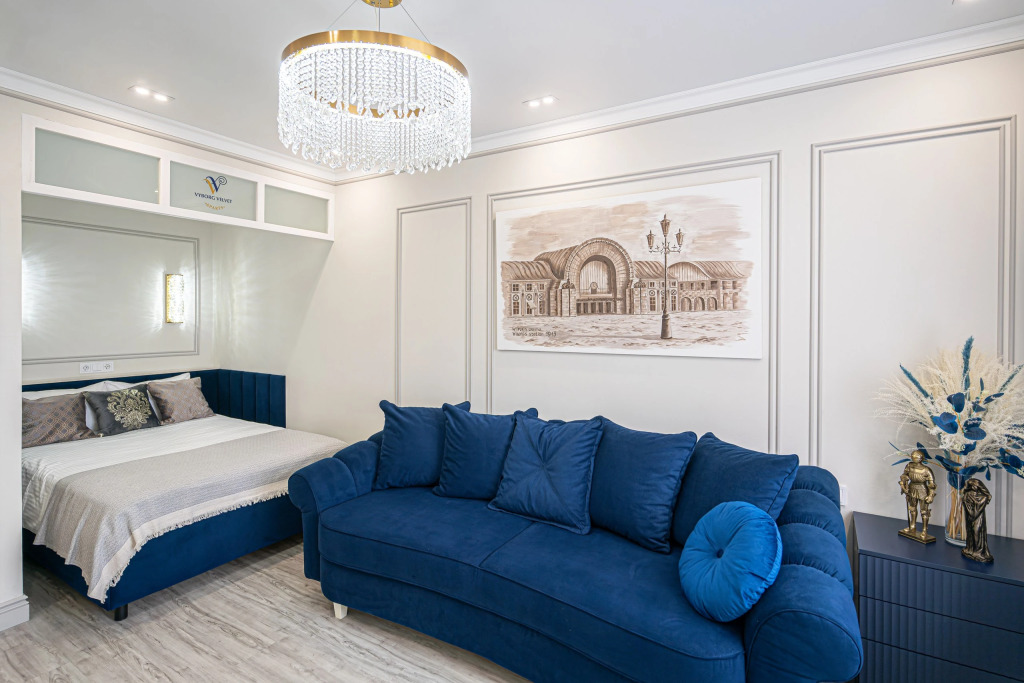 Фотография квартиры Квартира Vyborg Velvet Aparts Роскошь и стиль