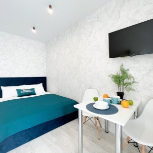 Фотография квартиры Апартаменты Новая Светлая Студия с Панорамным Окном