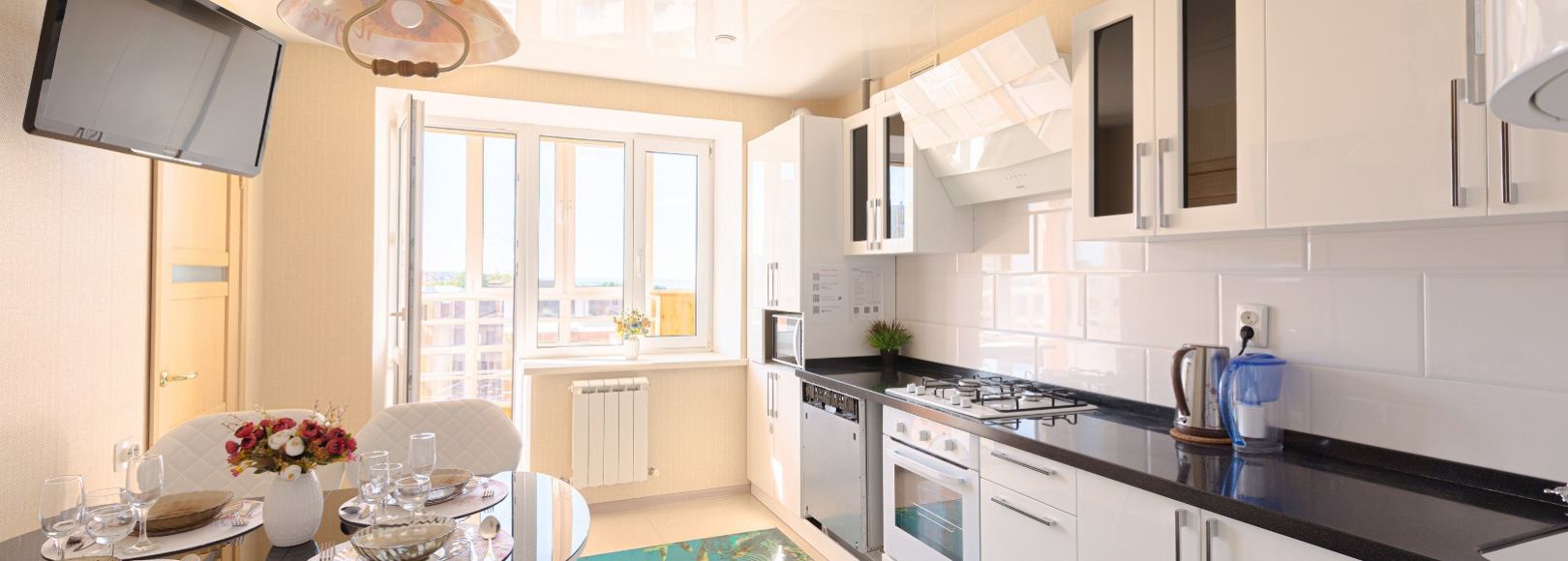 Фотография квартиры Видовая 1-к квартира у Волги на ул. Г.Ильенко 14/7 от RentAp