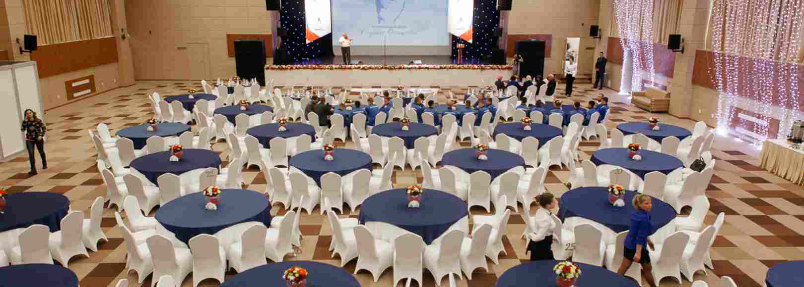 Фотография банкетного зала Банкетный зал Конгресс-холла Столица