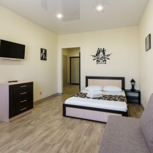 Фотография квартиры Однокомнатная квартира для размещения до четырех человек в новом жилом комплексе Кристалл