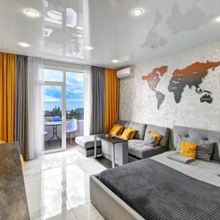 Фотография квартиры Апартаменты Семейные с Балконом и Видом на Море в Cамом сердце Адлера