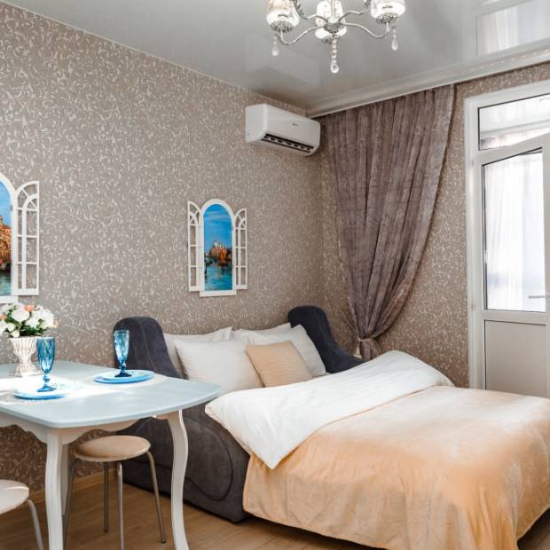 Фотографии квартиры 
            Апартаменты Уютная Студия в Бельведер