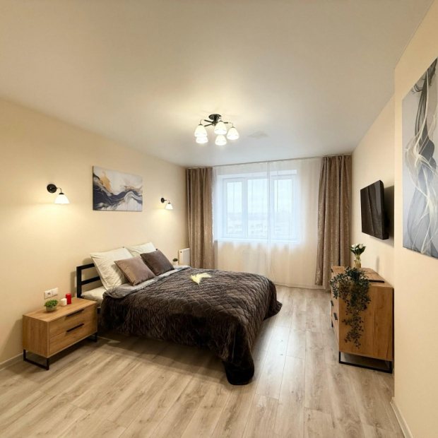 Фотографии квартиры 
            Апартаменты 1к на Пригородной 8 Этаж