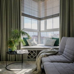 Фотография квартиры Апартаменты Buroshka Aparts С видом на город и дизайнерским ремонтом