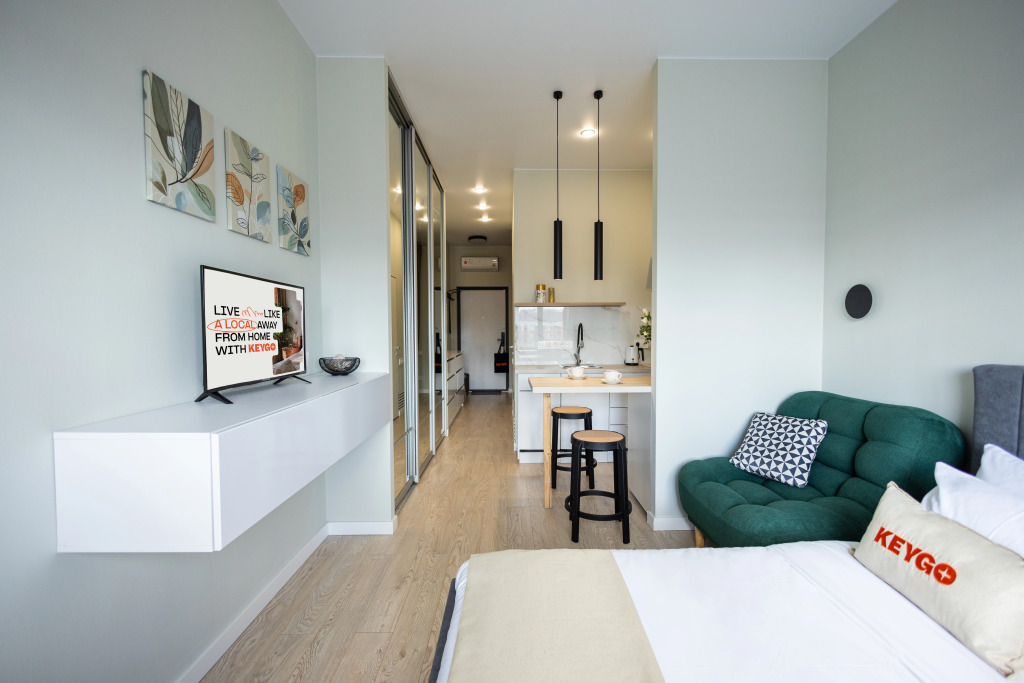 Фотография квартиры Апартаменты KeyGo 1040 рядом с метро Нагорная