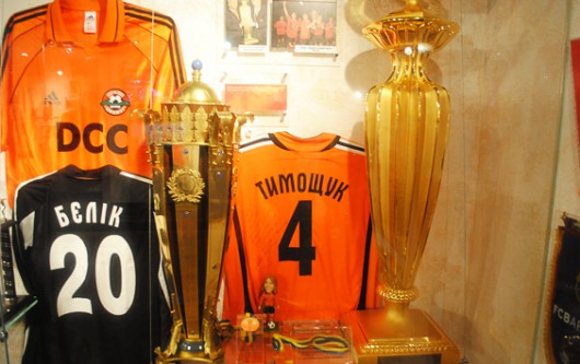 Фотографии музея 
            Музей футбольного клуба Шахтёр