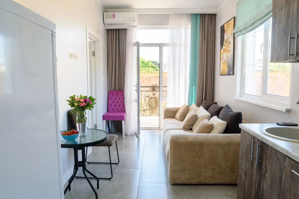 Фотография квартиры Апартаменты Red Apartments Арт Лайт Гордон