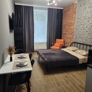 Фотография квартиры Квартира cтудия в стиле лофт в историческом здании