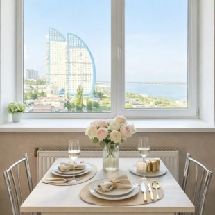 Фотография квартиры Квартира Евродвушка отдельная спальня + кухня-гостиная