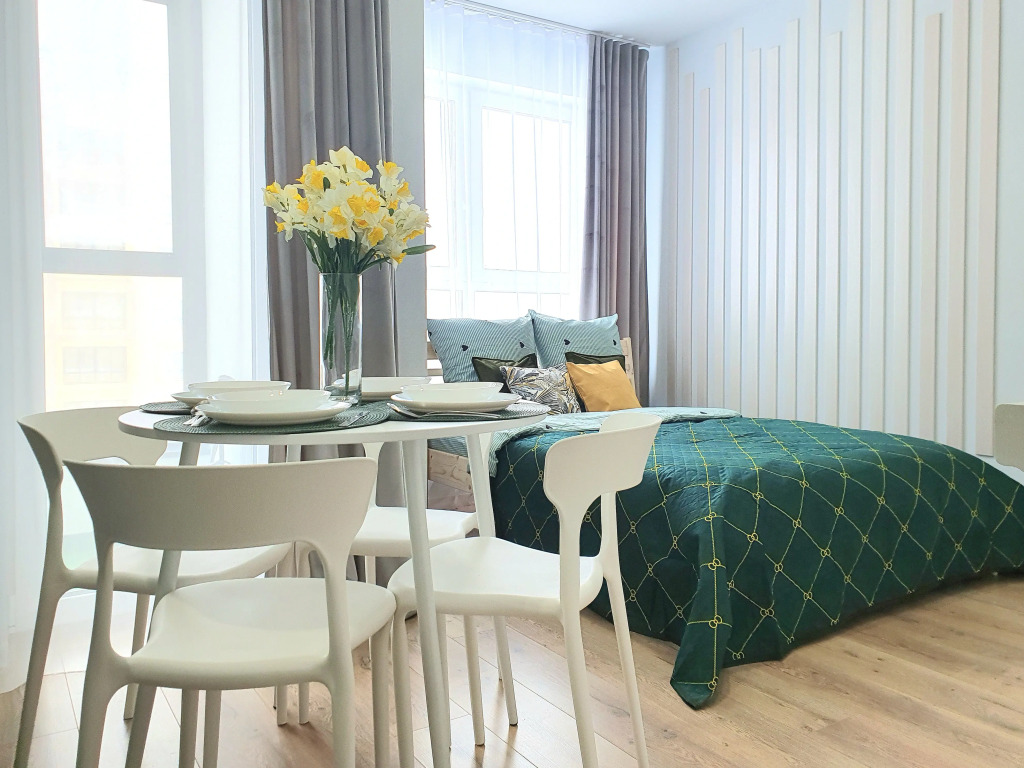 Фотография квартиры Квартира Стильная Студия рядом с Аэропортом и Экспо