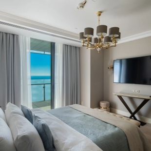 Фотография квартиры Апартаменты Марисоль Бриллиант Семейный апартамент в Grand Karat Sochi с видом на море