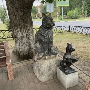 Фотография Памятник Кот учёный