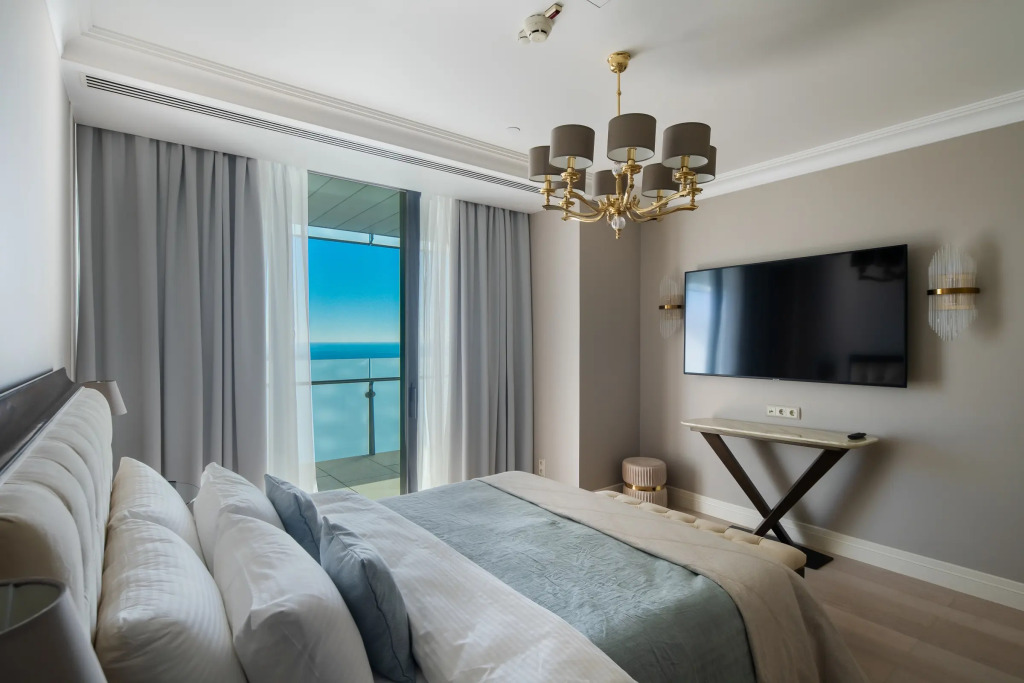 Фотография квартиры Апартаменты Марисоль Бриллиант Семейный апартамент в Grand Karat Sochi с видом на море