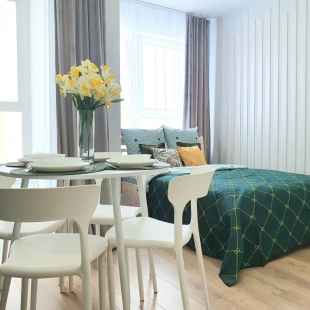 Фотография квартиры Квартира Стильная Студия рядом с Аэропортом и Экспо