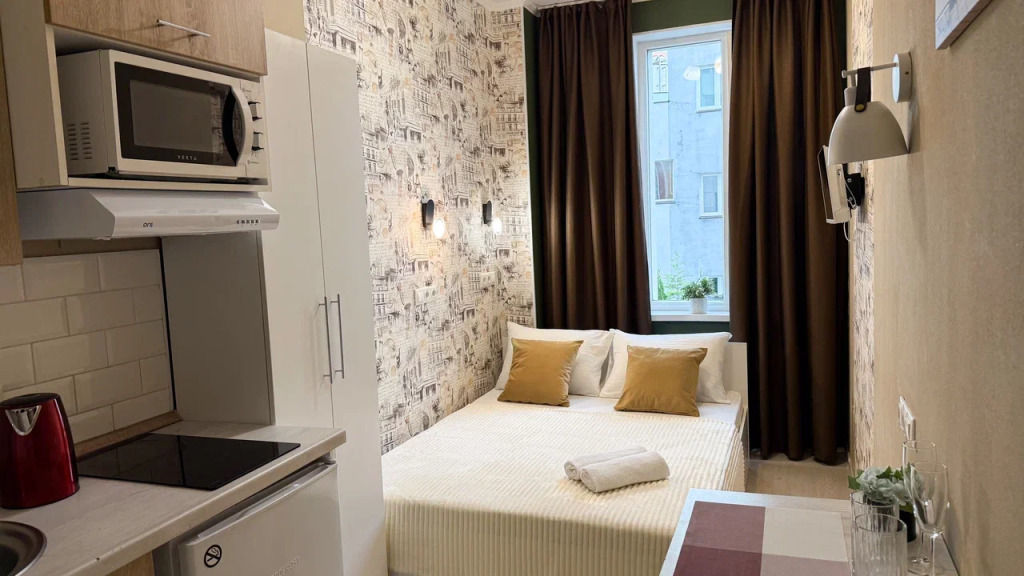 Фотография квартиры Апартаменты Уютная квартира-студия в ЖК Солнечный ФЛ3