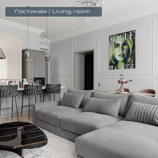 Фотография квартиры Апapтаменты с новым дизайнeрcким рeмонтом и пaнopамным видом на Невcкий