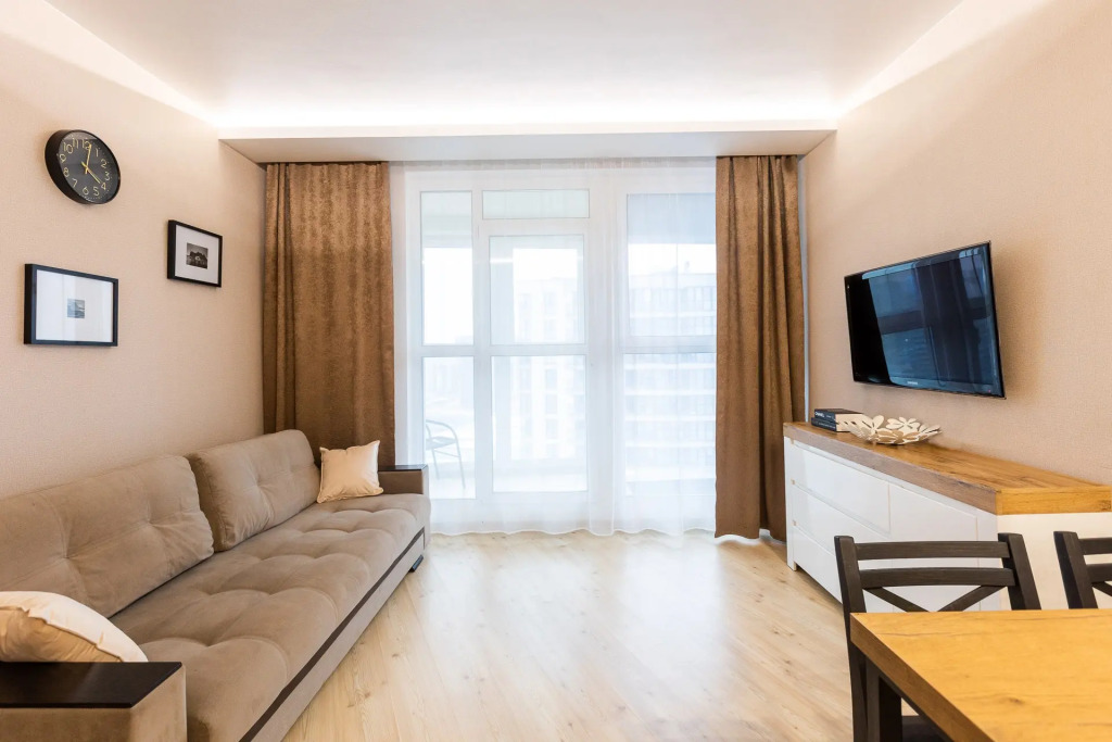 Фотография квартиры Апартаменты Уютная студия в ЖК "Минск Мир" (дом "Ницца")