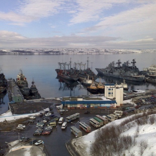 Фотография военного объекта База Северного флота ВМФ России.