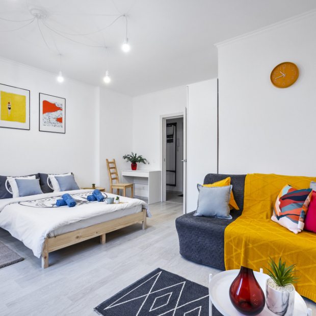 Фотографии квартиры
Great view 2-rooms Apartment 2 Min Walk to Raykin Plaza 2