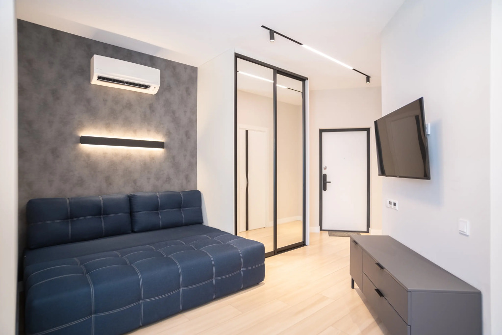 Фотография квартиры Апартаменты Red Apartments Арт Лайт Сити Апартамент Либерман