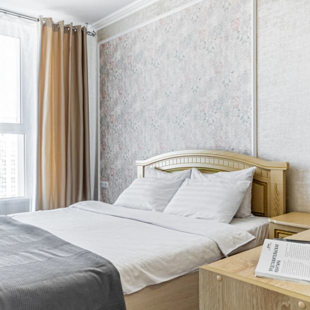 Фотографии квартиры 
            Апартаменты 2 Кровати Диван 6 гостей Центр Краснодара 22 Этаж Smart TV и Вид из Окна