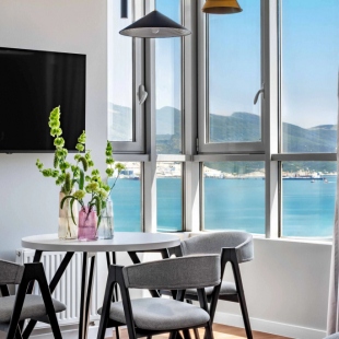 Фотография квартиры Апартаменты Оливковая студия с видом на море