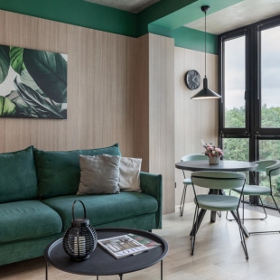 Фотография квартиры Апартаменты Дизайнерские с видом на парк