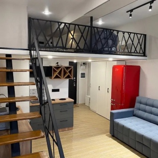 Фотография квартиры Квартира Уютная двухуровневая студия в Олимпийском парке