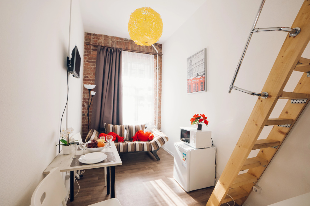 Фотография квартиры Апартаменты Двухуровневая студия LOFT 4