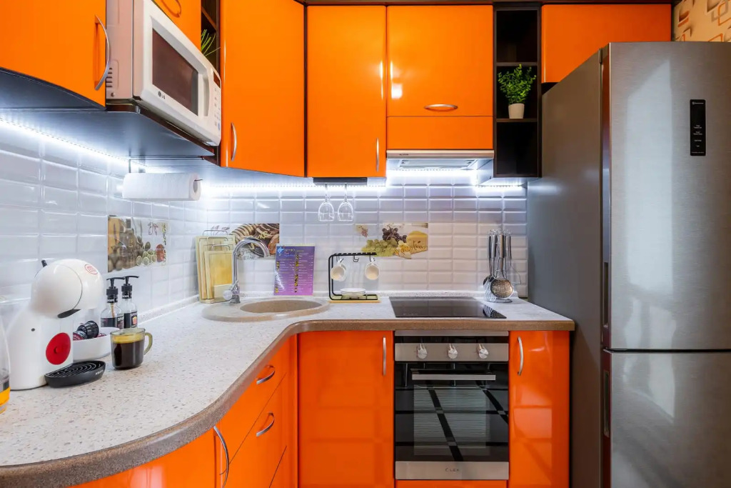 Фотография квартиры Апартаменты Уютные в новом доме рядом с ЖД вокзалом, 3 раздельных спальных места бонус кофемашина