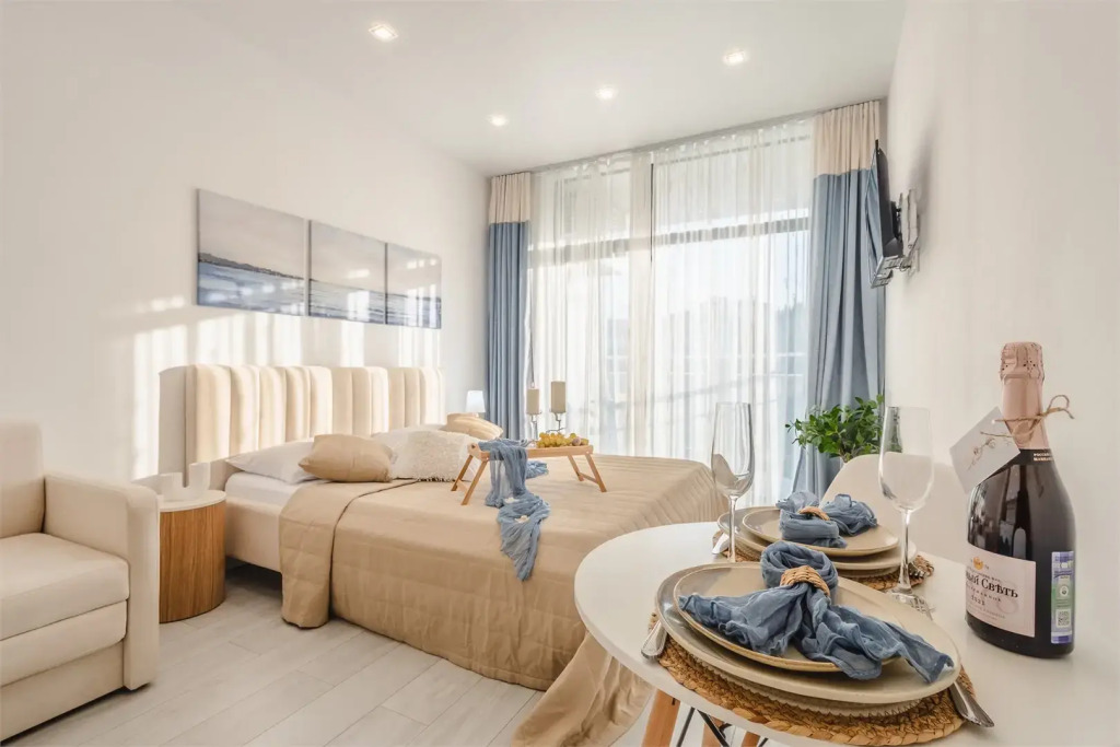 Фотография квартиры Апартаменты Крымский Рей Студия Sweet Dream вид на горы