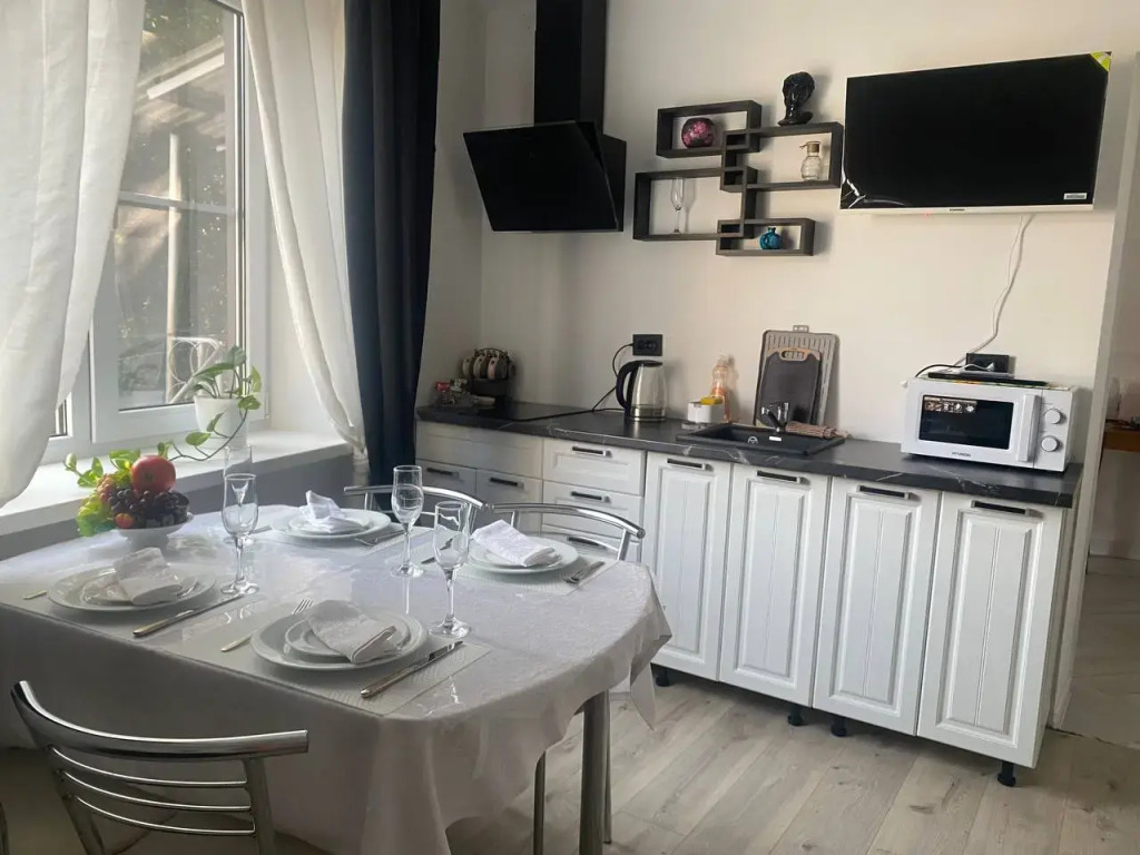 Фотография квартиры Квартира в чёрно белом стиле