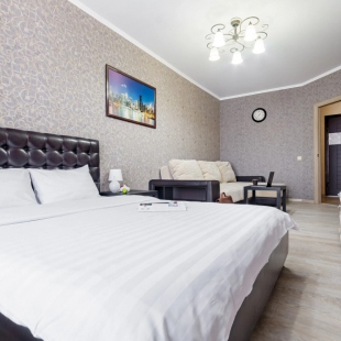 Фотография квартиры Апартаменты 24 Этаж Панорама Города и Гор  ЖК Большой, Самый Центр Бесконтактное Заселение 24/7 by Depart Apart