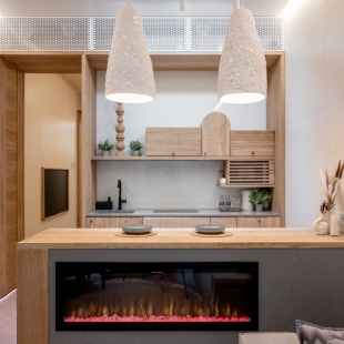 Фотография квартиры Апартаменты Top Rooms Дизайнерские Эко-Апартаменты с Камином Маяковская Патриаршие Пруды