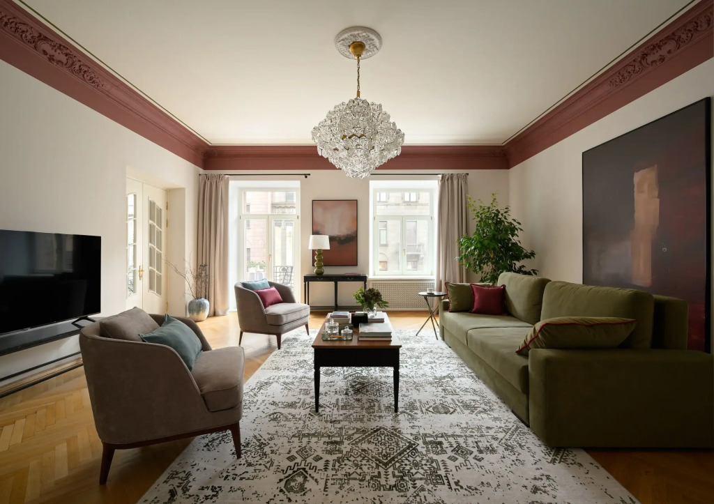 Фотография квартиры Апартаменты Minin Apartments с видом на Адмиралтейство 200 кв.м.