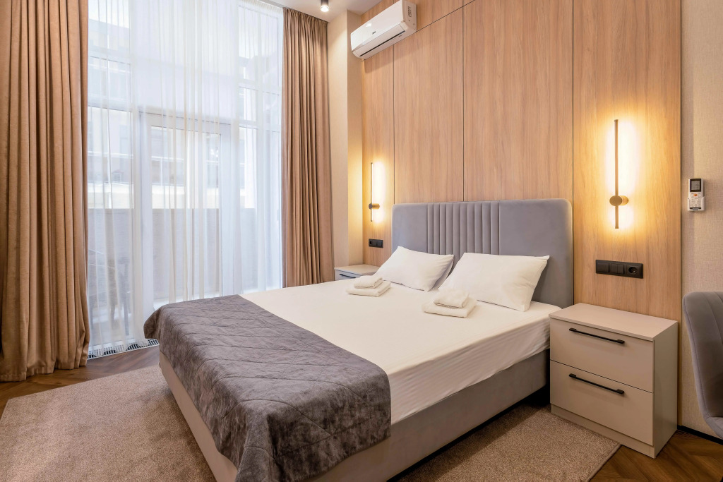 Фотография квартиры Апартаменты Светлана Парк ApartAmore с кухней