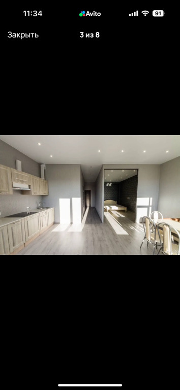 Фотография квартиры Квартира 1-комнатная в центре города c большой кухней