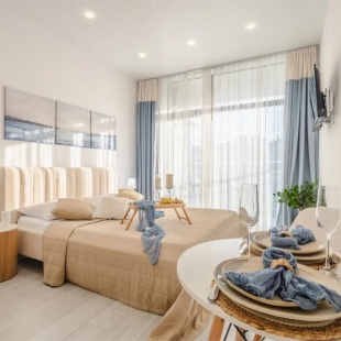 Фотография квартиры Апартаменты Крымский Рей Студия Sweet Dream вид на горы