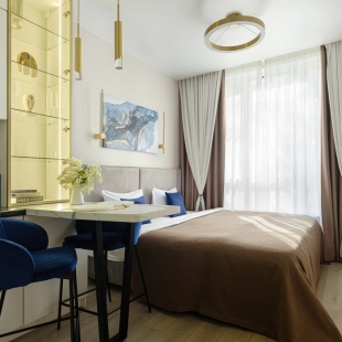 Фотография квартиры Апартаменты Дизайнерские с видом на сосны с закрытым двором