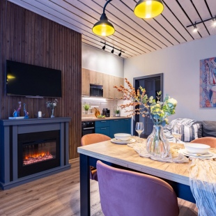 Фотография квартиры Апартаменты с камином Лукоморье в Охта Парке